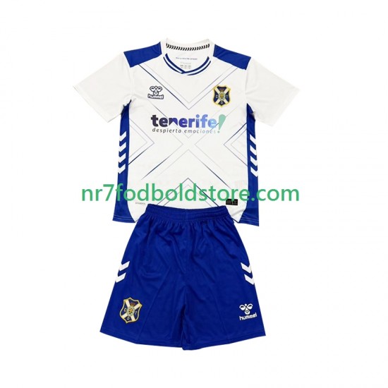 Trøje CD Tenerife Børn Hjemmebane Fodboldsæt 2025-2026 Kortærmet