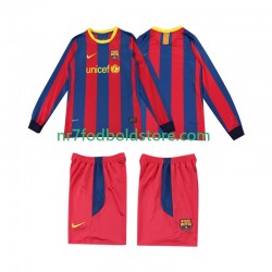 FC Barcelona Trøje Retro Børn Hjemmebane Fodboldsæt 2011 2010 Langærmet