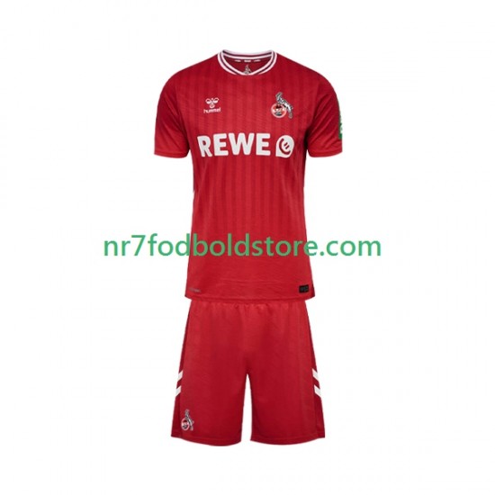 FC Köln Trøje Børn Udebane Fodboldsæt 2025-2026 Kortærmet