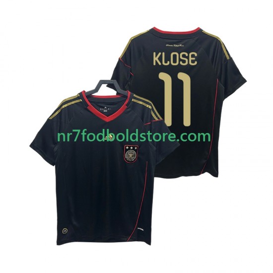 Tyskland Trøje KLOSE 11 Retro Mænd Udebane Fodboldsæt 2010 Kortærmet