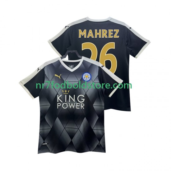 Leicester City Trøje MAHREZ 26 2014 2015 Retro Mænd Udebane Fodboldsæt Kortærmet