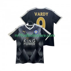 Leicester City Trøje VARDY 9 2014 2015 Retro Mænd Udebane Fodboldsæt Kortærmet