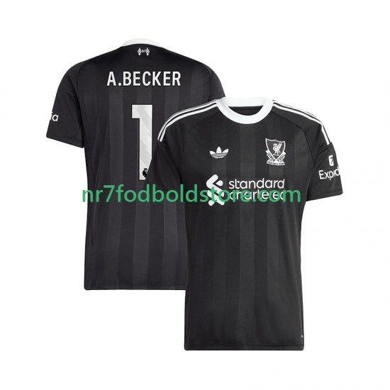 Liverpool Trøje Alisson Becker 1 Målmand Mænd 4. Valg Fodboldsæt 2025-2026 Kortærmet