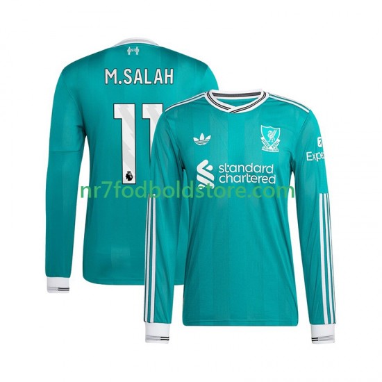 Liverpool Trøje Mohamed Salah 11 Mænd 3. Valg Fodboldsæt 2025-2026 Langærmet