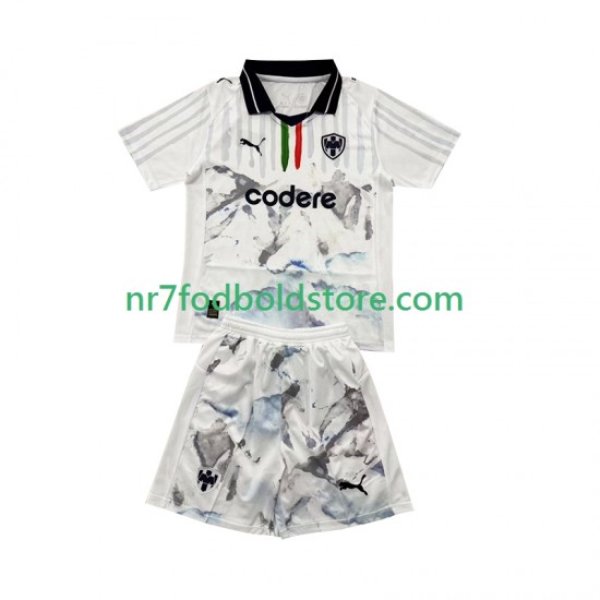 Trøje Monterrey FIFA CWC Børn Udebane Fodboldsæt 2025 Kortærmet