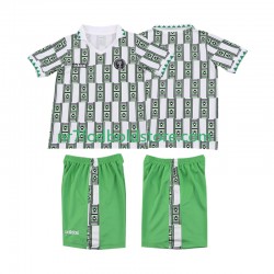 Nigeria Trøje Retro Børn Udebane Fodboldsæt 1994 Kortærmet