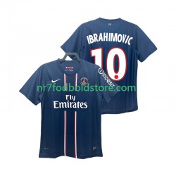 Paris Saint-Germain Trøje Ibrahimović 10 2012 2013 Retro Mænd Hjemmebane Fodboldsæt Kortærmet