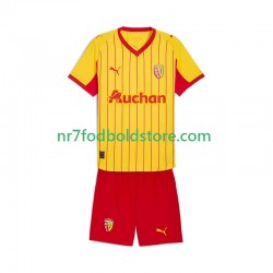 RC Lens Trøje Børn Hjemmebane Fodboldsæt 2025-2026 Kortærmet