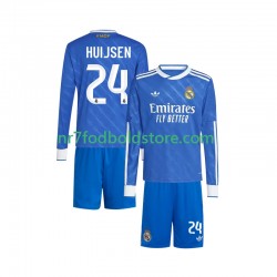 Real Madrid Trøje Huijsen 24 Børn 3. Valg Fodboldsæt 2025-2026 Langærmet