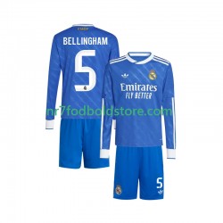 Real Madrid Trøje Jude Bellingham 5 Børn 3. Valg Fodboldsæt 2025-2026 Langærmet