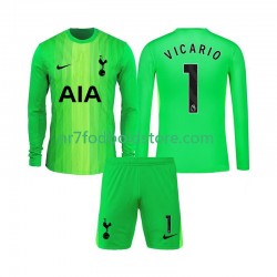 Tottenham Hotspur Trøje Guglielmo Vicario 1 Målmand Børn Hjemmebane Fodboldsæt 2025-2026 Langærmet