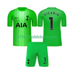 Tottenham Hotspur Trøje Guglielmo Vicario 1 Målmand Børn Hjemmebane Fodboldsæt 2025-2026 Kortærmet