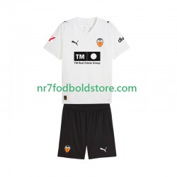 Valencia CF Trøje Børn Hjemmebane Fodboldsæt 2025-2026 Kortærmet