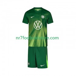 VfL Wolfsburg Trøje Børn Hjemmebane Fodboldsæt 2025-2026 Kortærmet