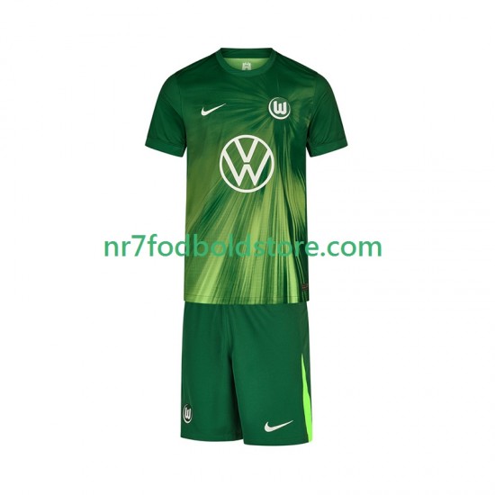 VfL Wolfsburg Trøje Børn Hjemmebane Fodboldsæt 2025-2026 Kortærmet